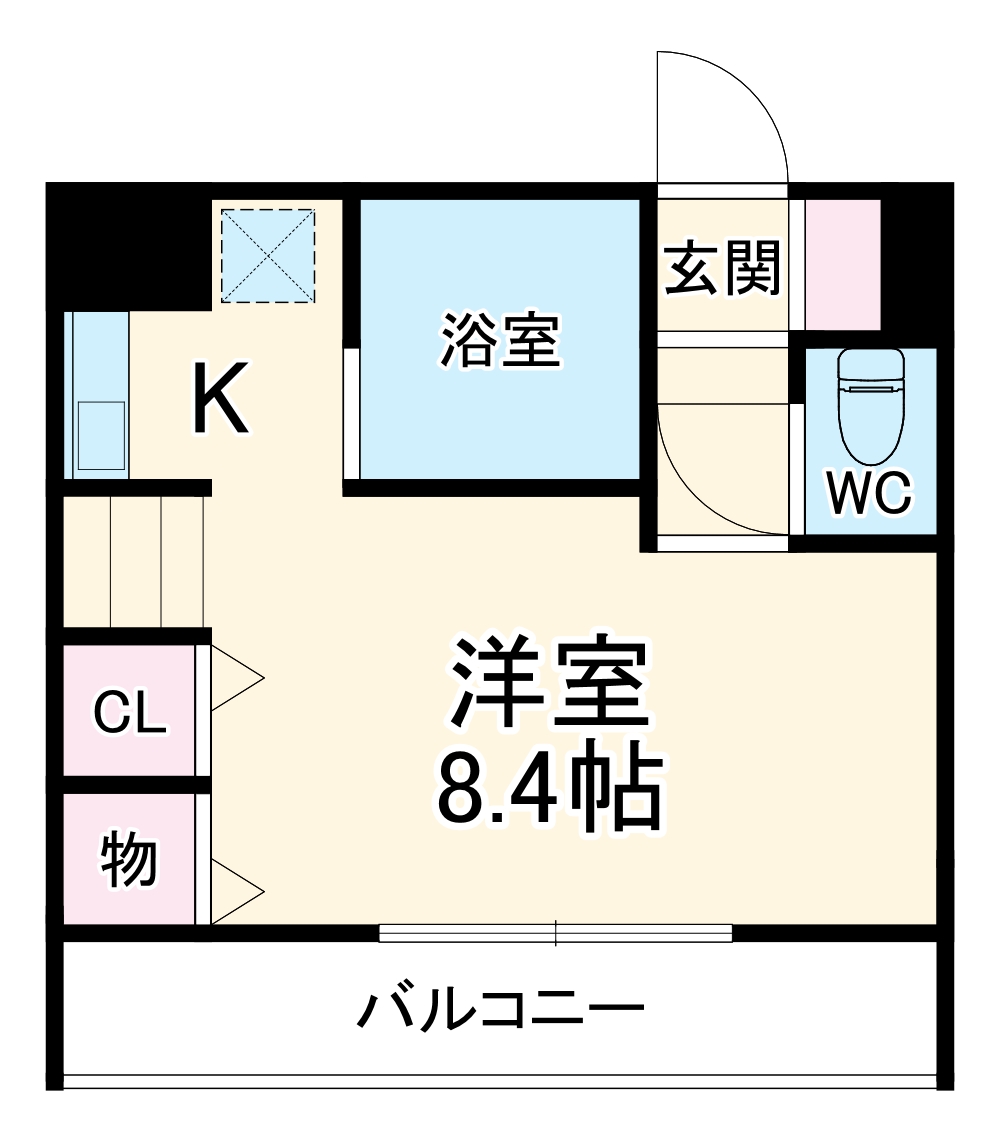 Apt.浄心の間取り