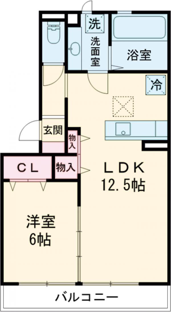 ブリージンBの間取り