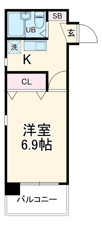 ケイエル市川の間取り