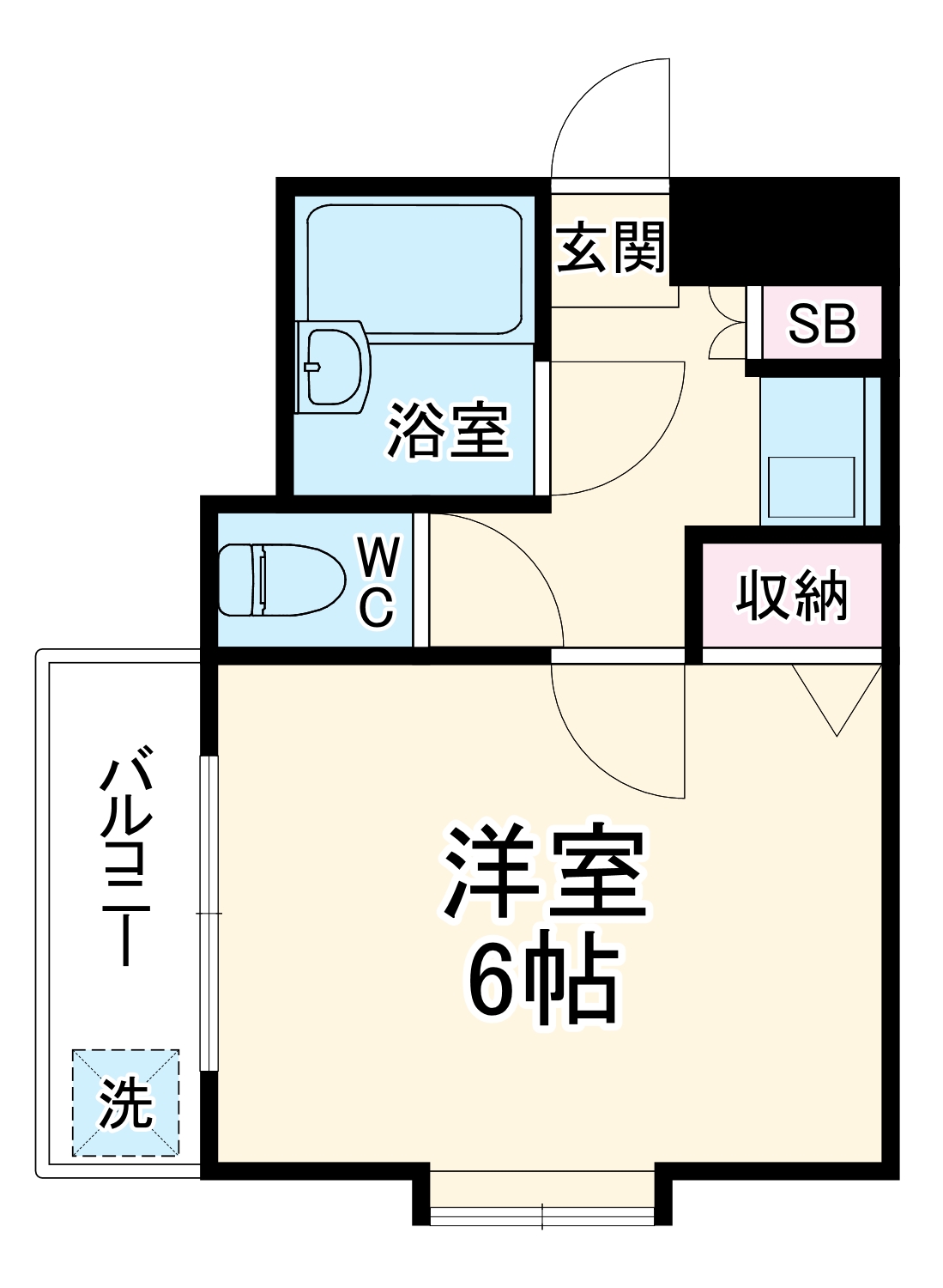 ジュネパレス市川第11の間取り
