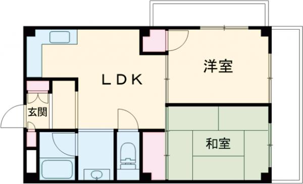 レムロード国分寺の間取り