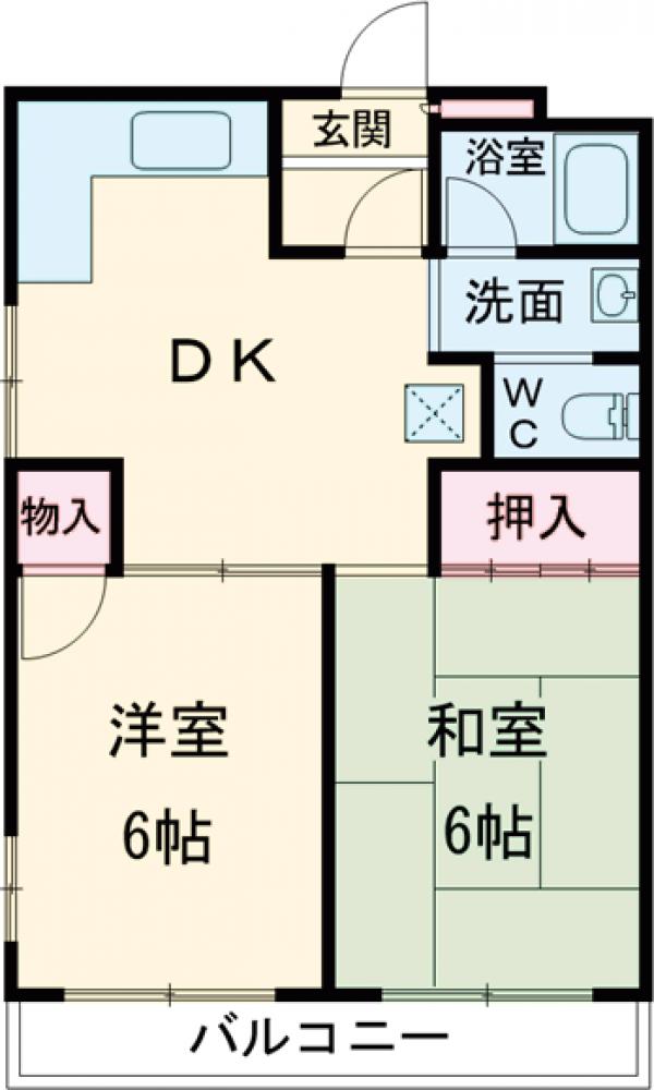 レムロード国分寺の間取り