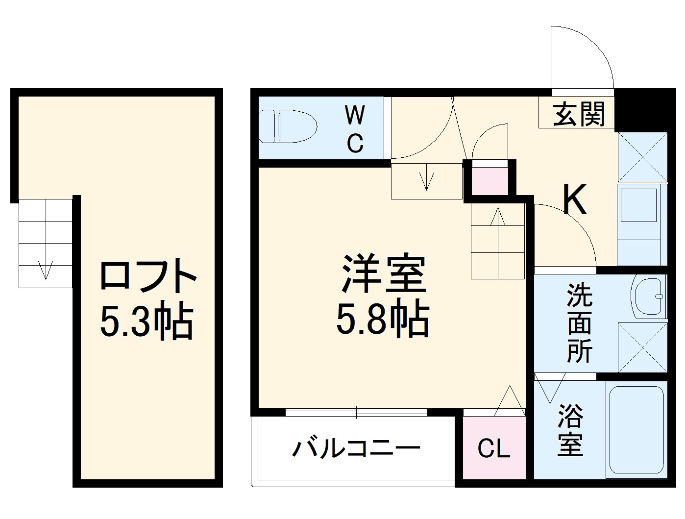 ヒルズ黒川の間取り