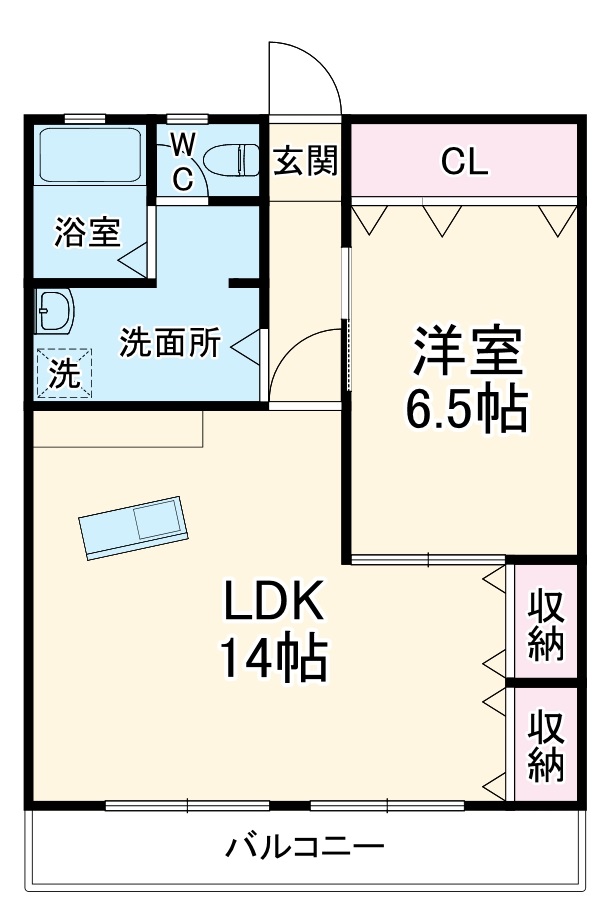 東山ハイツの間取り