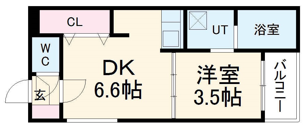 CASA FIORE 浅間町の間取り