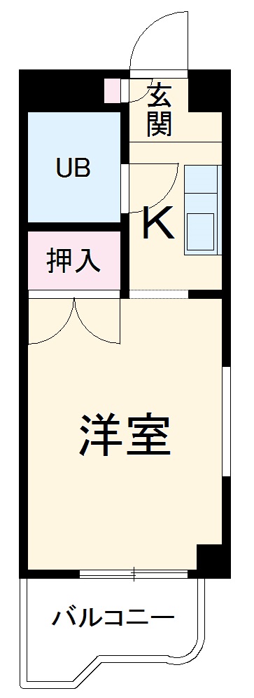 鬼頭本社ビル・510号室の間取り