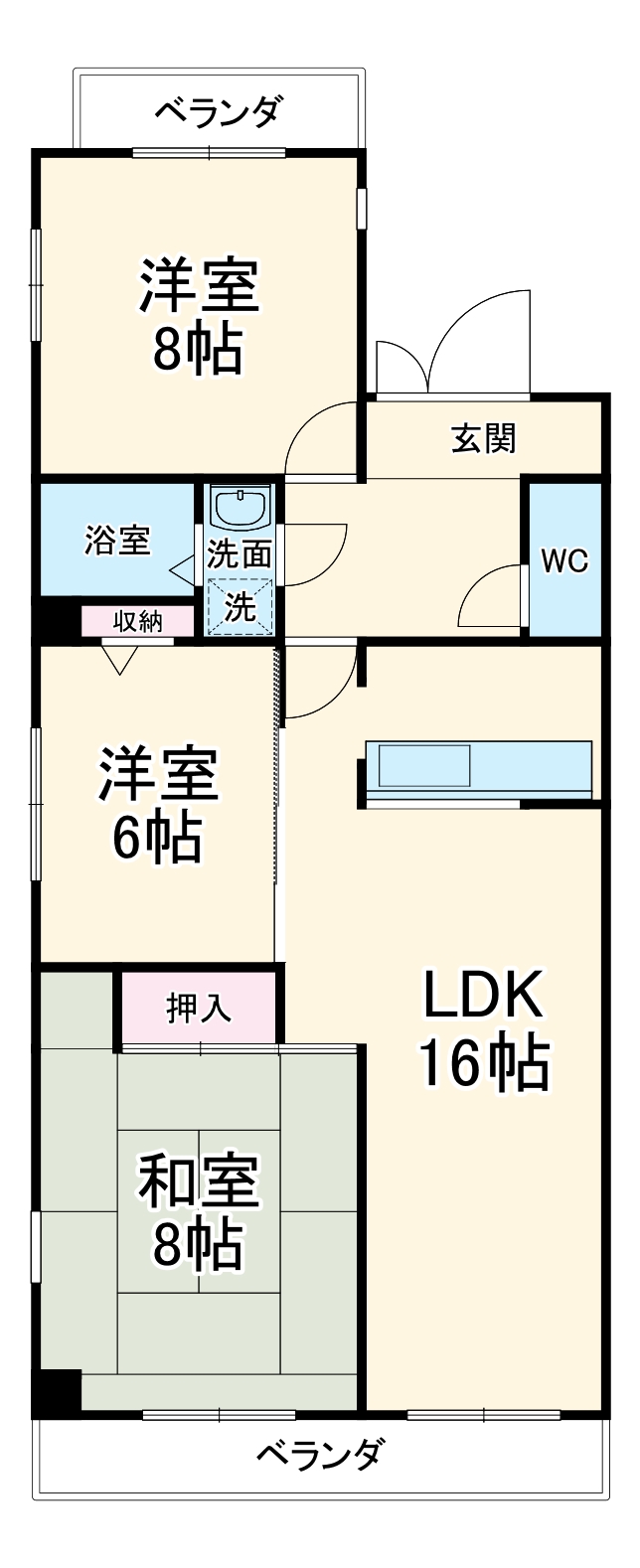 ヴェルテス モリの間取り