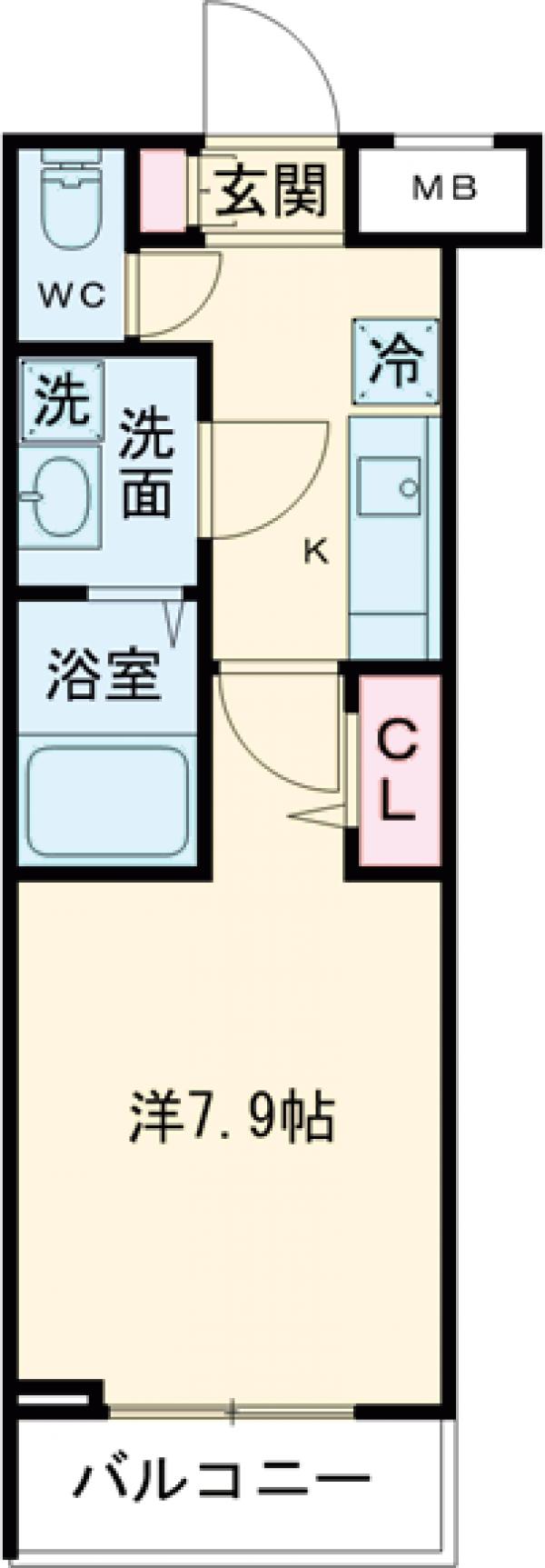 スカイコートパレス駒沢大学Ⅱの間取り