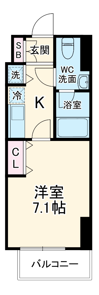 カレント今池の間取り
