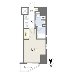 カレント今池の間取り