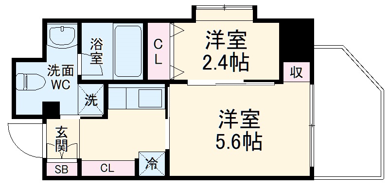 aLATO丸の内(旧レジディア丸の内)の間取り