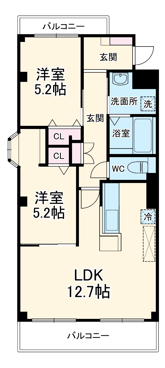 ボナールの間取り