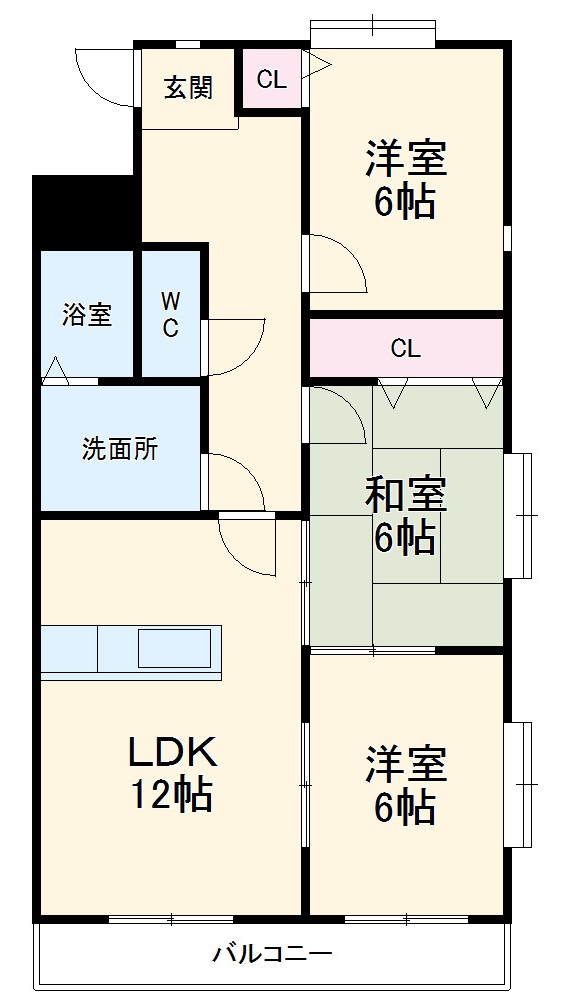 グランドメゾン新池の間取り