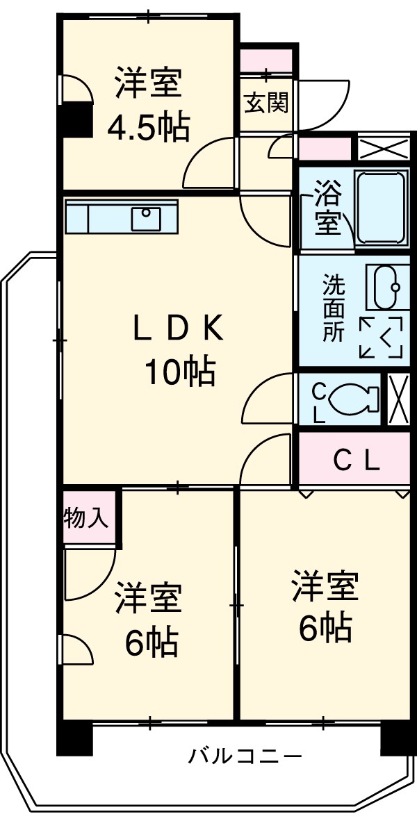 カーサカラカスの間取り