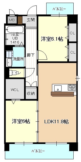 ルチアーノの間取り