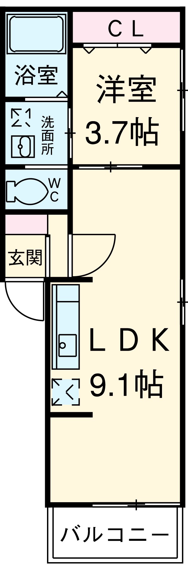コンパートハウス大曽根の間取り