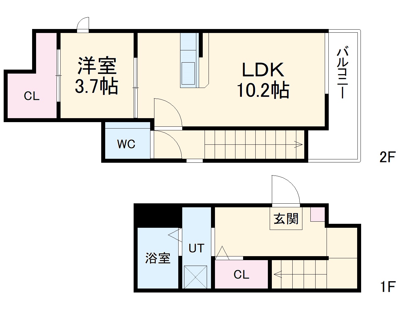 Grandtic Luce 志賀本通の間取り