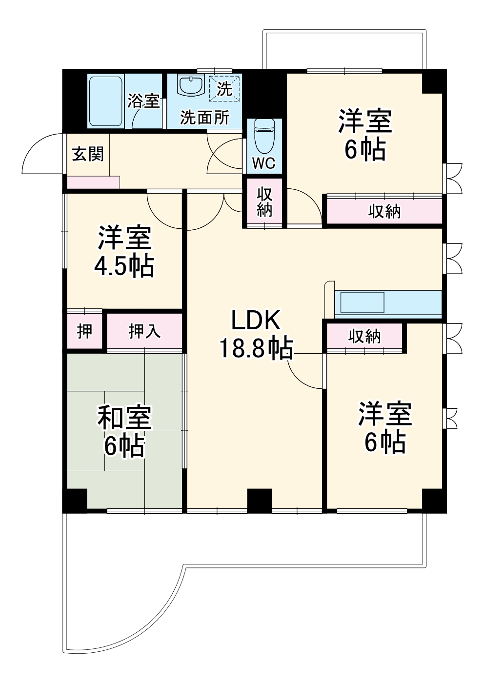 2/2 間取