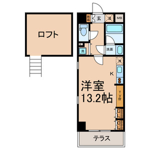 Add Wistaria 1の間取り