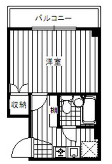 四谷の完工年月(1991年8月)築の賃貸マンションの間取り