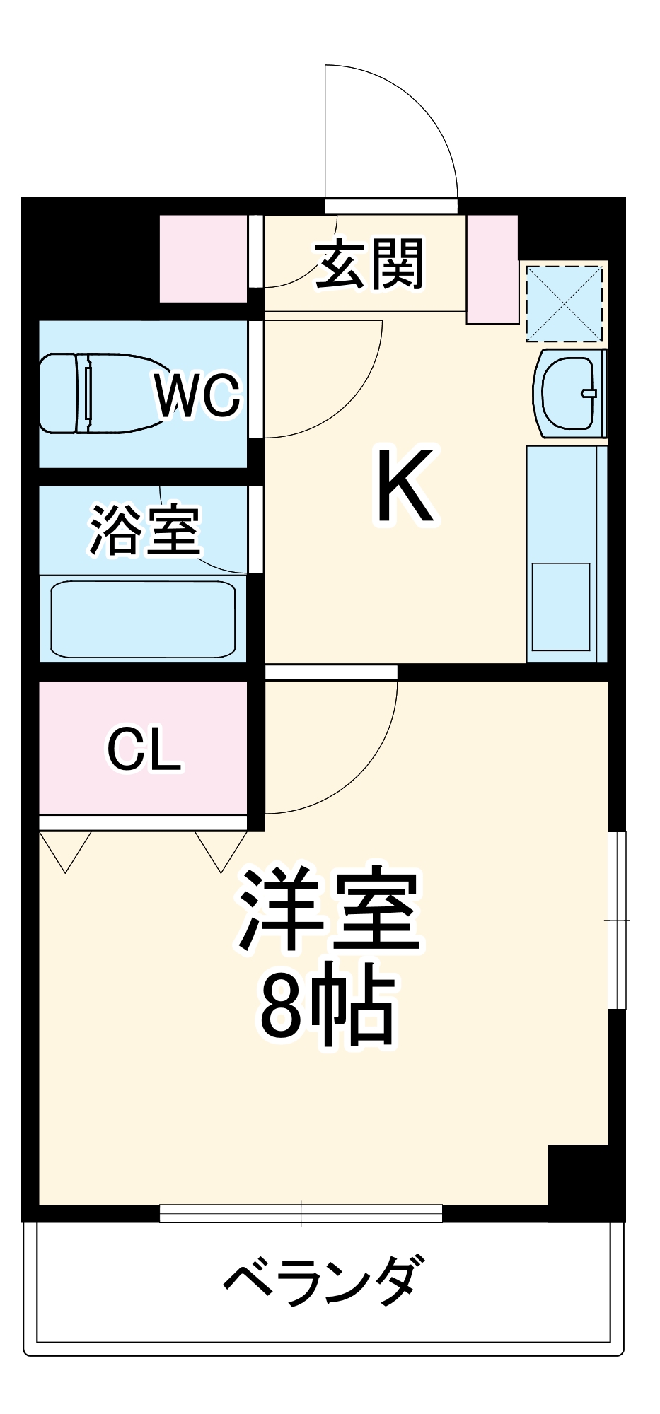 レージュ ウエストの間取り