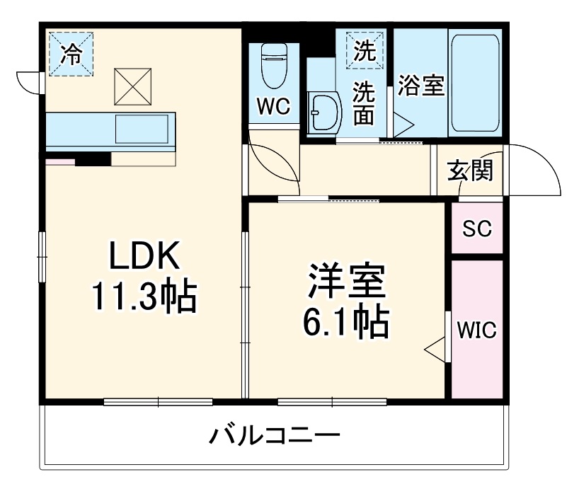 ホワイトコーストポロの間取り