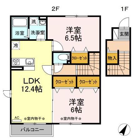 ラマージュ Ⅷの間取り