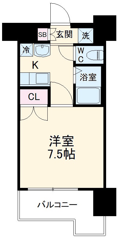 パルティール千種の間取り