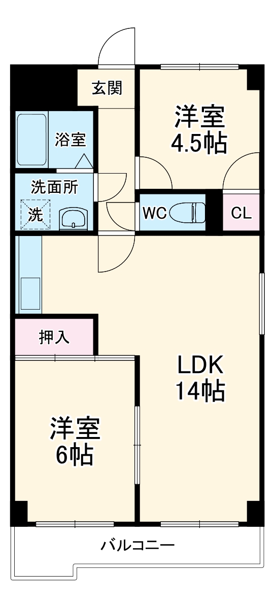 ノイ・ルミナスの間取り