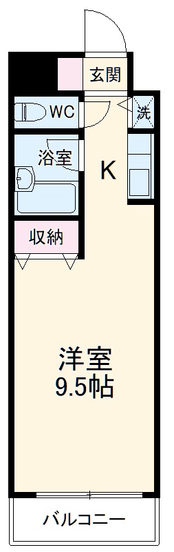 大成ルームズの間取り