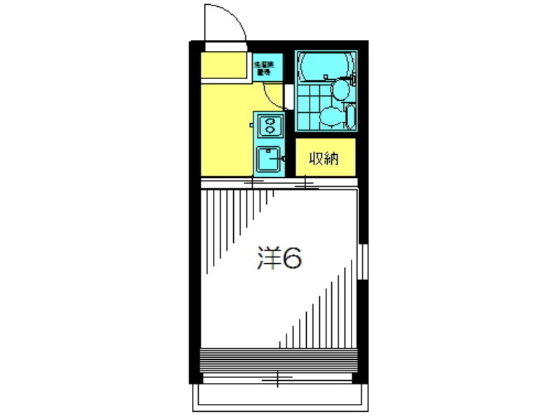 コーポKの間取り