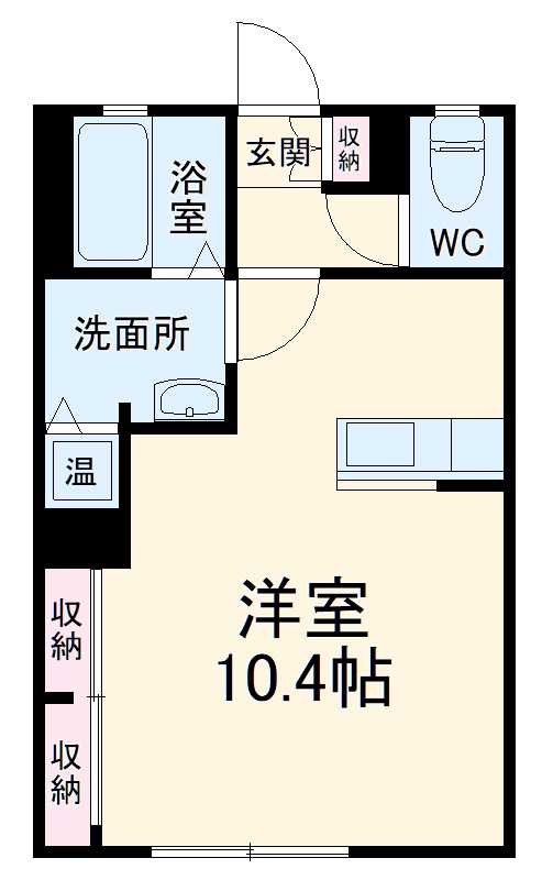クレールアカラの間取り