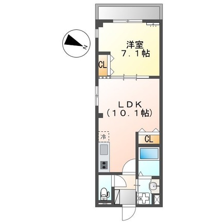 パルK&YⅢの間取り