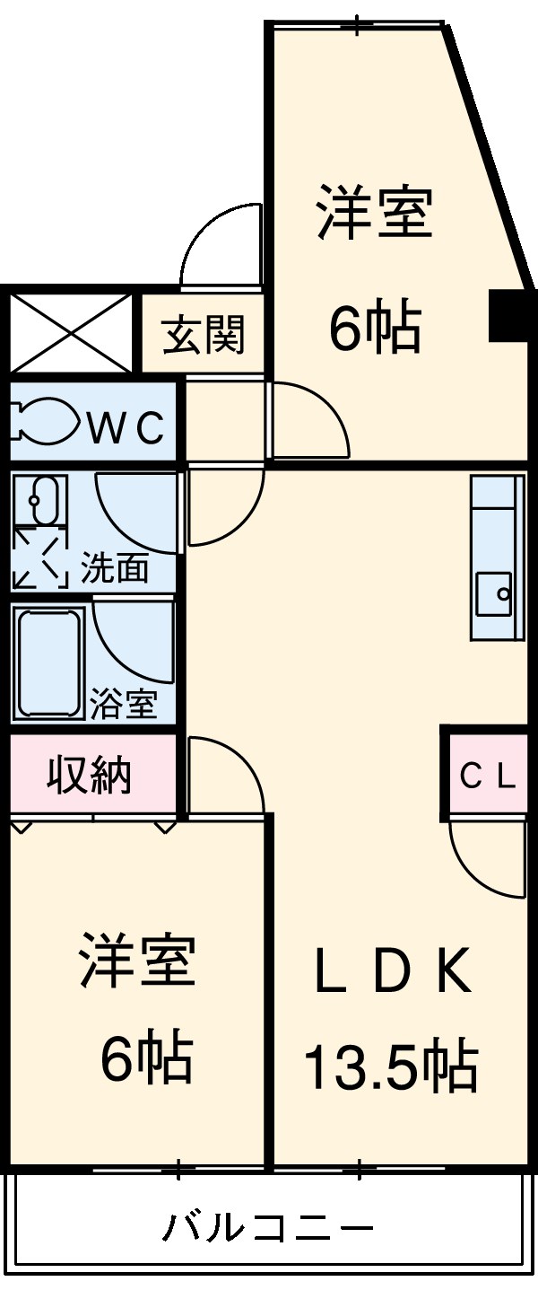 スカイフォートの間取り
