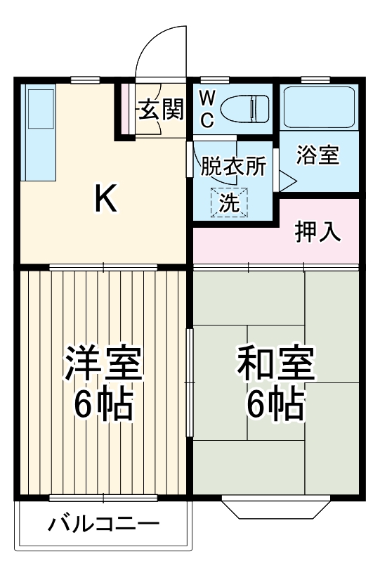 カーサMKⅡの間取り