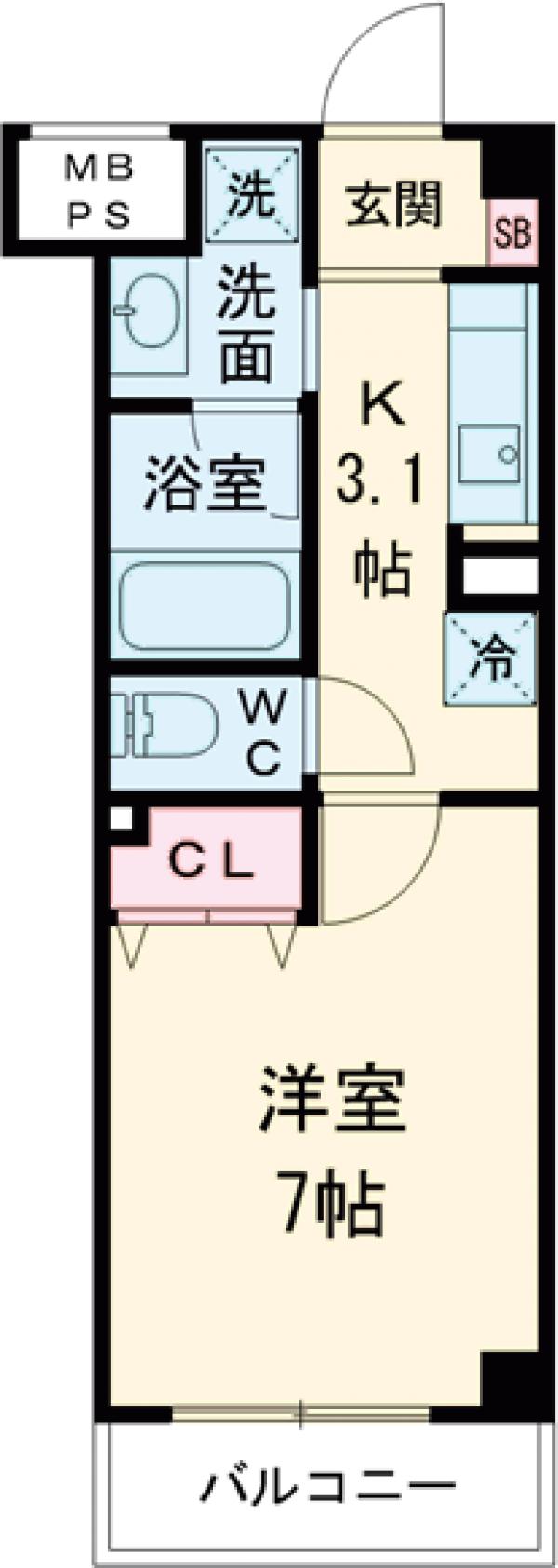 LIBR GRANT世田谷弦巻の間取り