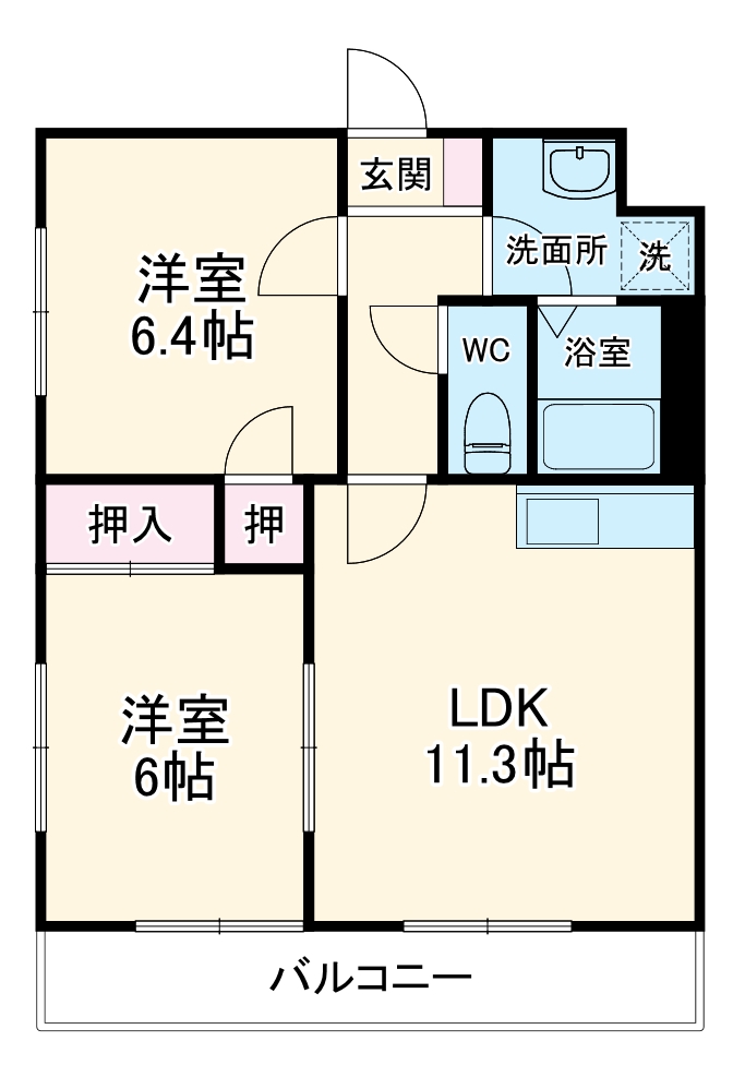 マイルストーンの間取り
