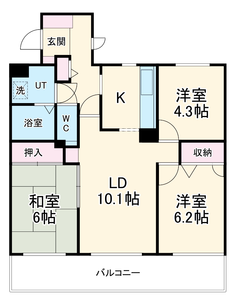 パークノヴァ徳川園の間取り