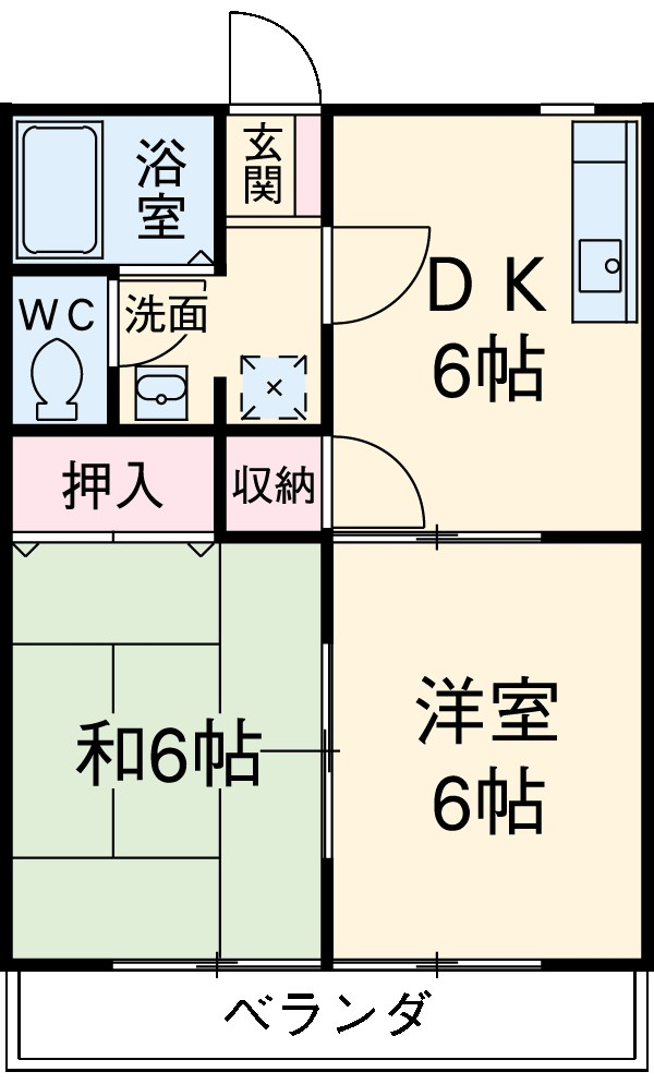 ラサール聖蹟5の間取り