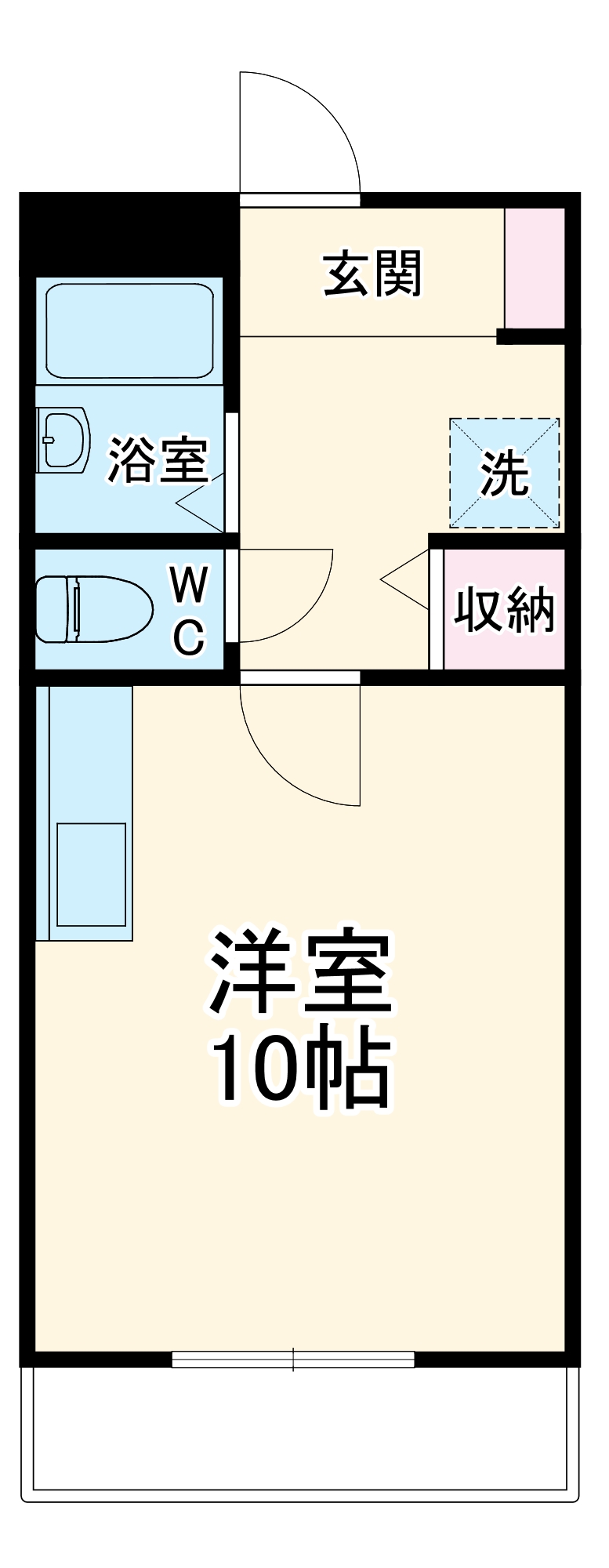 プレシアス赤城Ⅱの間取り