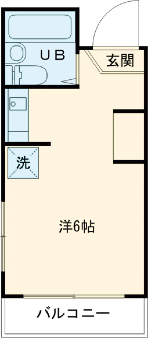 パステル鷹の台の間取り