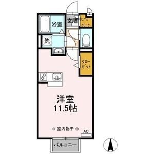 エクセレント若宮　Ｂ棟の間取り