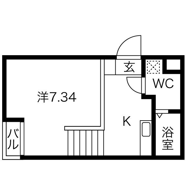 ピアチェーレ新栄の間取り