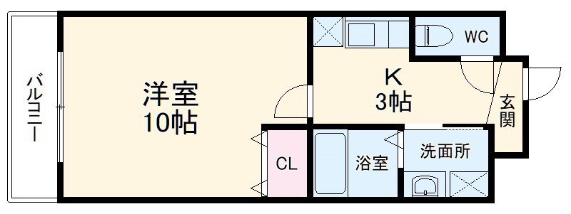 YOSHIX代官町の間取り