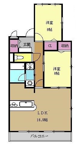 クリスタルスクエアの間取り