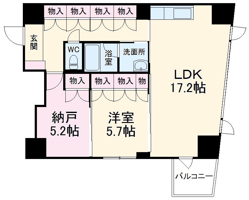 LaSante葵の間取り