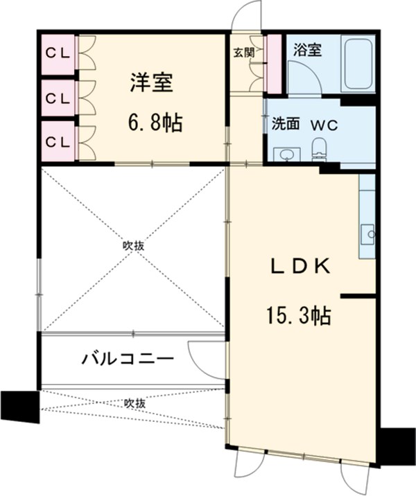 エスティメゾン葵の間取り