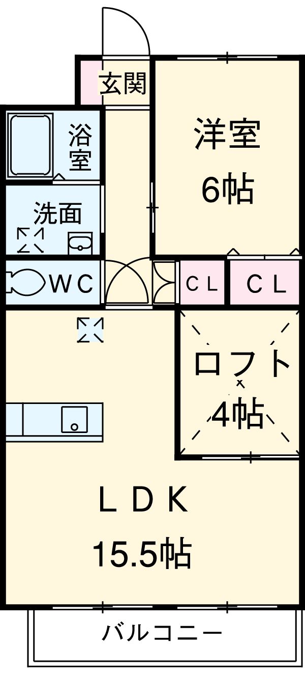 ミヨシハイツの間取り