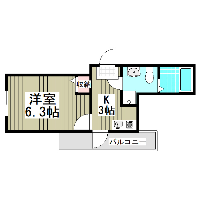 パルトネール二俣川Ⅲの間取り
