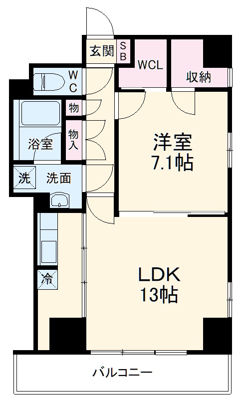 ランドハウス泉の間取り